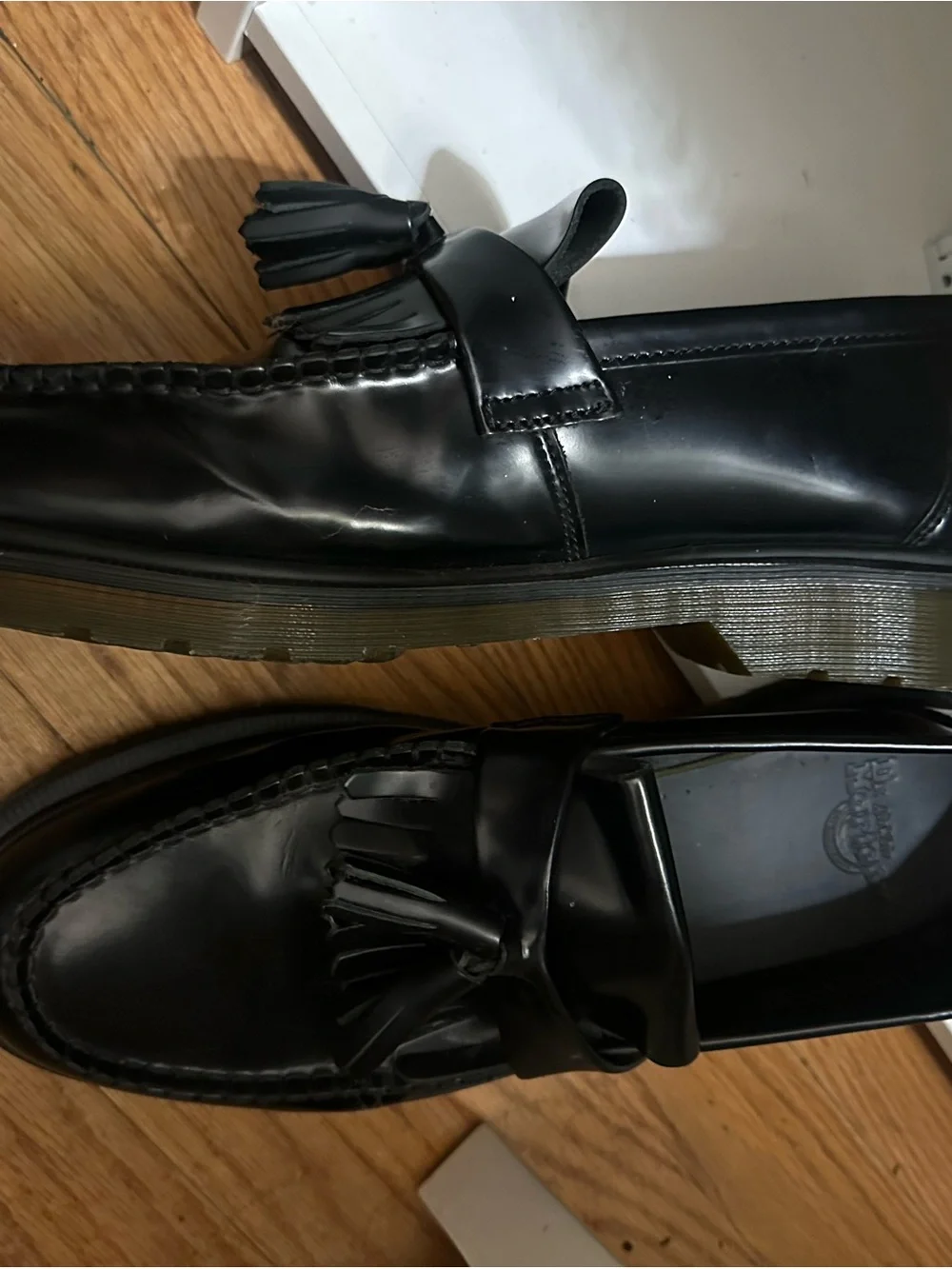 Dr. Marten Adrian Smooth Leather Tassel Loafer